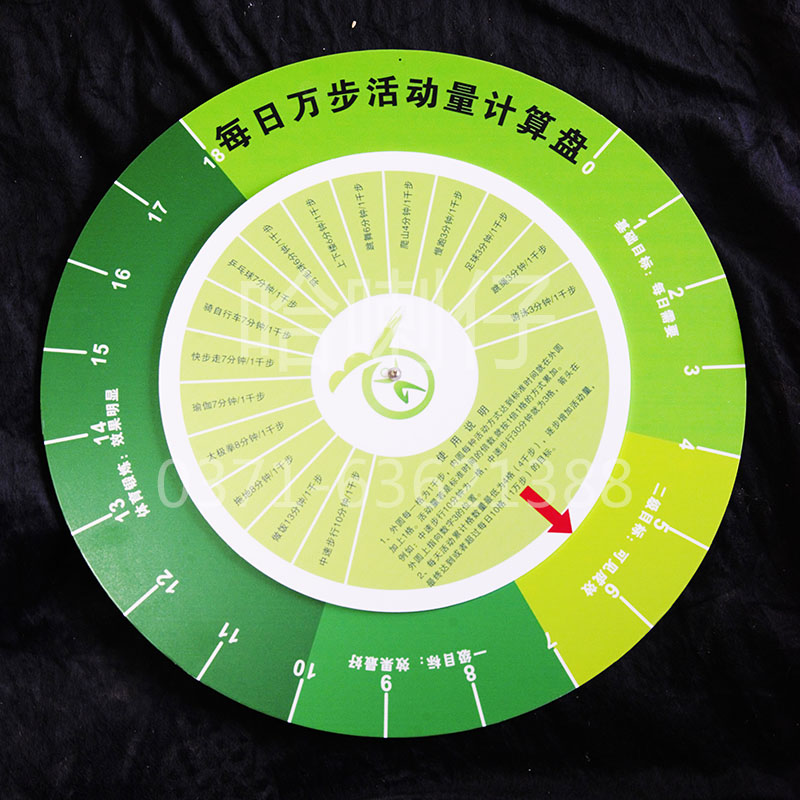 每日萬步活動量計(jì)算盤